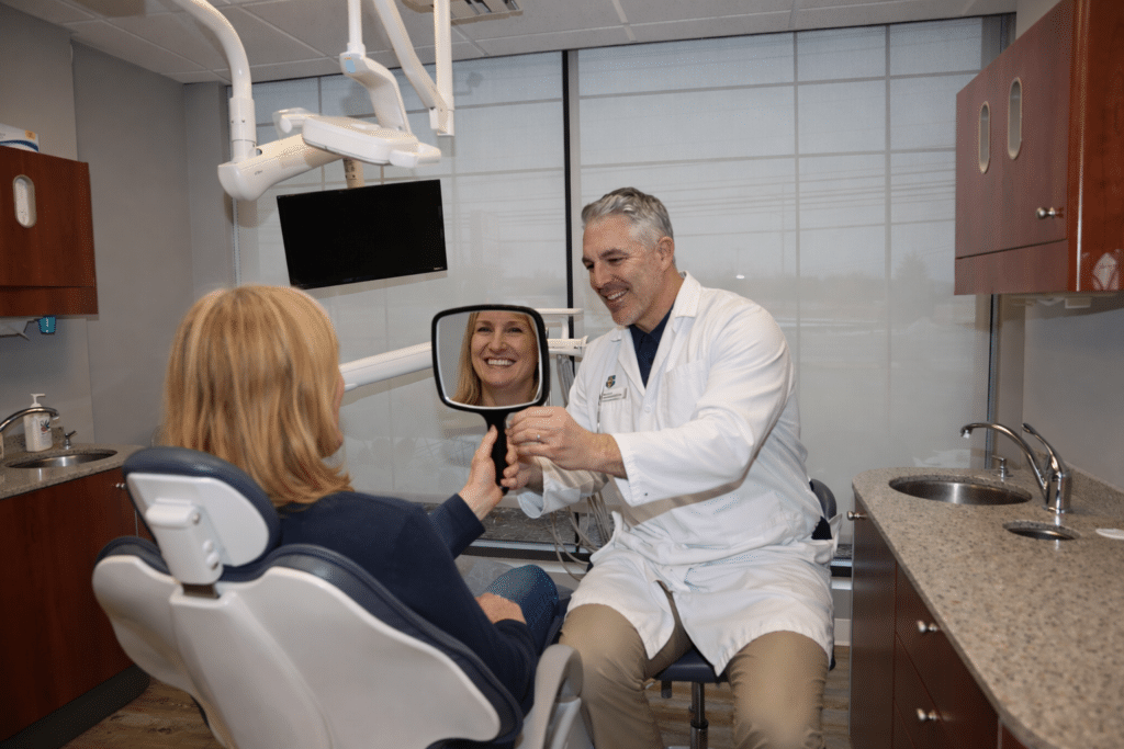 Patient smiling A.J. GIesa